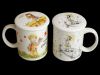 shandong printed ceramic mugs with lid